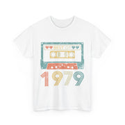 Custom T-Shirt - Vintage Vibes: 1979 Cassette Tee by Mynameispod
