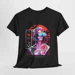 Custom T-Shirt - Vintage Vibes Unisex Heavy Cotton Tee by Mynameispod