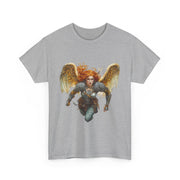 Custom T-Shirt - Whimsical Angel Graphic Tee - Unisex Casual Chic by Mynameispod