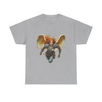 Custom T-Shirt - Whimsical Angel Graphic Tee - Unisex Casual Chic by Mynameispod