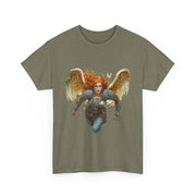 Custom T-Shirt - Whimsical Angel Graphic Tee - Unisex Casual Chic by Mynameispod