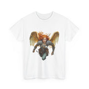 Custom T-Shirt - Whimsical Angel Graphic Tee - Unisex Casual Chic by Mynameispod