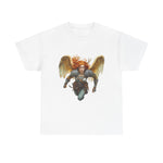 Custom T-Shirt - Whimsical Angel Graphic Tee - Unisex Casual Chic by Mynameispod