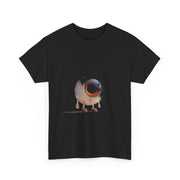 Custom T-Shirt - Whimsical Eye Graphic Unisex Heavy Cotton Tee by Mynameispod