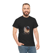 Custom T-Shirt - Whimsical Eye Graphic Unisex Heavy Cotton Tee by Mynameispod