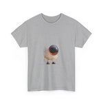 Custom T-Shirt - Whimsical Eye Graphic Unisex Heavy Cotton Tee by Mynameispod