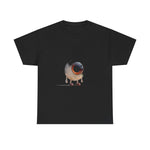 Custom T-Shirt - Whimsical Eye Graphic Unisex Heavy Cotton Tee by Mynameispod