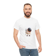 Custom T-Shirt - Whimsical Eye Graphic Unisex Heavy Cotton Tee by Mynameispod