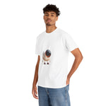 Custom T-Shirt - Whimsical Eye Graphic Unisex Heavy Cotton Tee by Mynameispod