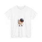 Custom T-Shirt - Whimsical Eye Graphic Unisex Heavy Cotton Tee by Mynameispod