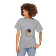 Custom T-Shirt - Whimsical Eye Graphic Unisex Heavy Cotton Tee by Mynameispod
