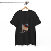 Custom T-Shirt - Whimsical Eye Graphic Unisex Heavy Cotton Tee by Mynameispod
