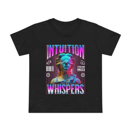 Custom T-Shirt - Whispers of Intuition Maple Tee for Women by Mynameispod